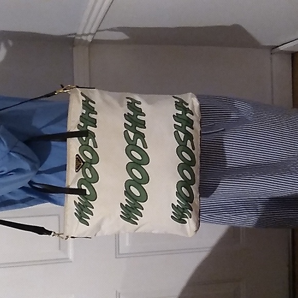 VERY RARE!! Authentic Prada WWOOOSHHH Nylon/Leather Bag Gently Used - Picture 3 of 15